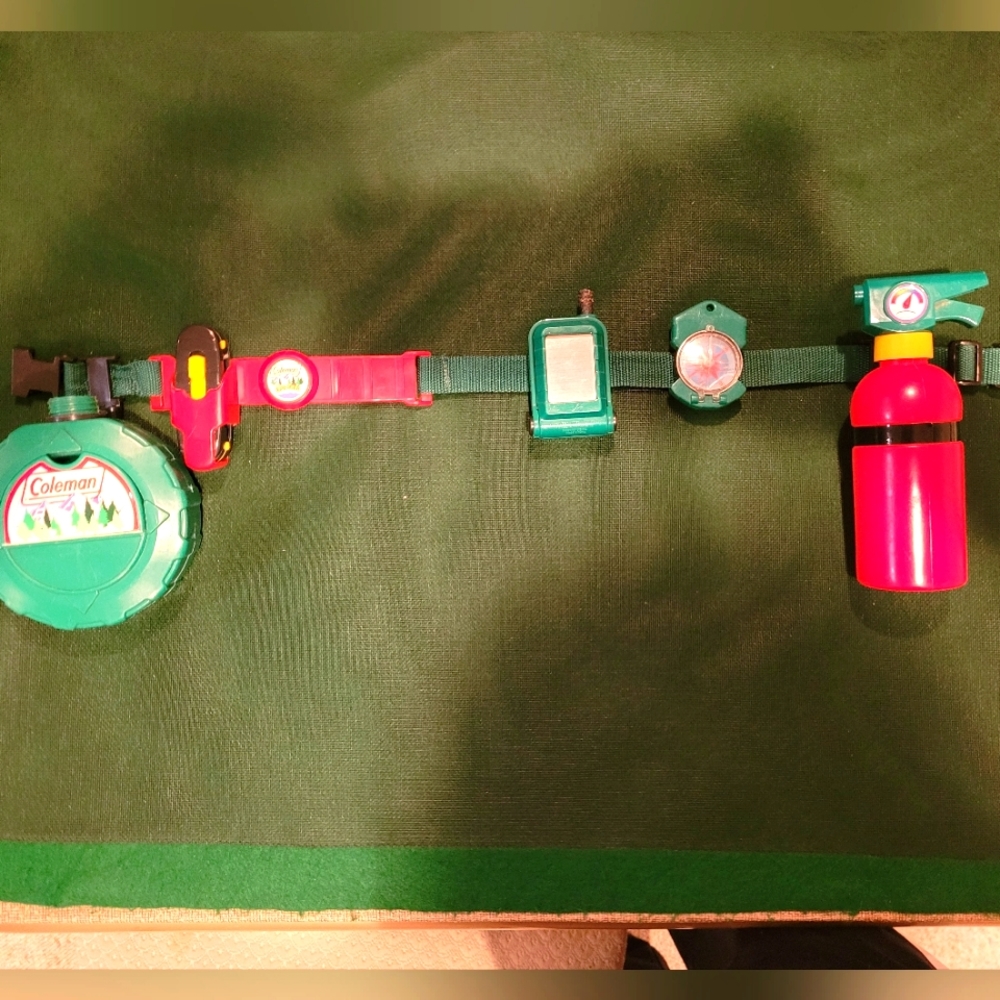 Vtg COLEMAN Toy Ranger Belt